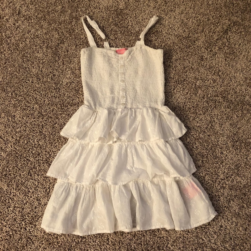 Girls white sundress